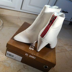 GC Dion White Booties
